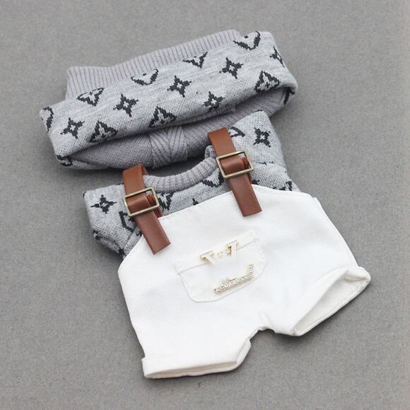 Labubu 4inch bag charm clothes outfits - LV logo - 062335 - Picture 1 of 1
